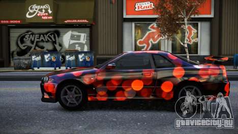 Nissan Skyline R34 Owyna S6 для GTA 4