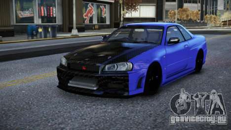Nissan Skyline R34 Bupxegol для GTA 4