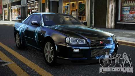 Nissan Skyline R34 Calosca S5 для GTA 4