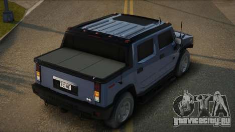 Hummer H2 Sut 2006 Cristales Negros для GTA San Andreas