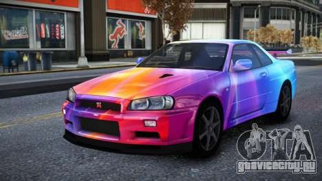 Nissan Skyline R34 Owyna S8 для GTA 4