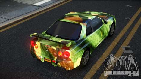 Nissan Skyline R34 Calosca S9 для GTA 4