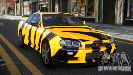 Nissan Skyline R34 Calosca S14 для GTA 4