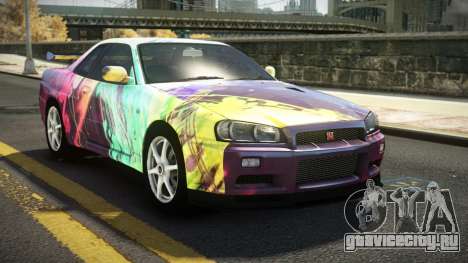 Nissan Skyline R34 Nehgan S7 для GTA 4