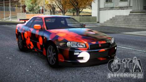 Nissan Skyline R34 Owyna S6 для GTA 4