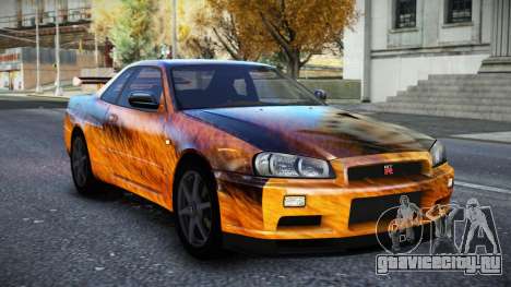 Nissan Skyline R34 Owyna S7 для GTA 4