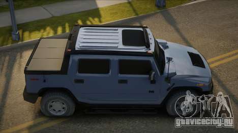 Hummer H2 Sut 2006 Cristales Negros для GTA San Andreas