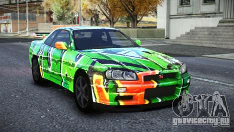 Nissan Skyline R34 Owyna S1 для GTA 4