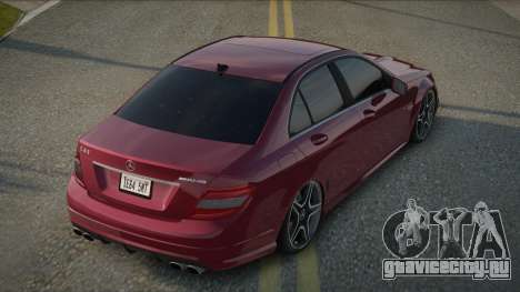Mercedes-Benz C63 AMG 10th для GTA San Andreas