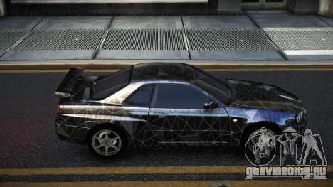 Nissan Skyline R34 Calosca S4 для GTA 4