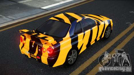 Nissan Skyline R34 Calosca S14 для GTA 4
