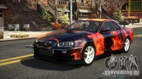 Nissan Skyline R34 Nehgan S9 для GTA 4