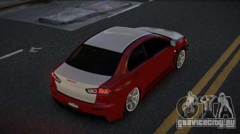 Mitsubishi Lancer Evolution X Fackam для GTA 4