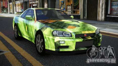 Nissan Skyline R34 Calosca S9 для GTA 4