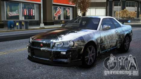 Nissan Skyline R34 Owyna S5 для GTA 4