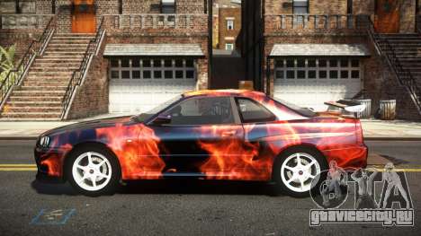 Nissan Skyline R34 Nehgan S9 для GTA 4