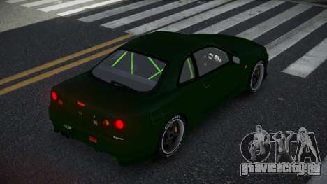 Nissan Skyline R34 Uwah для GTA 4