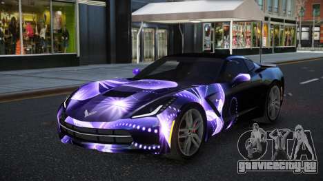 Chevrolet Corvette C7 Ewashu S14 для GTA 4