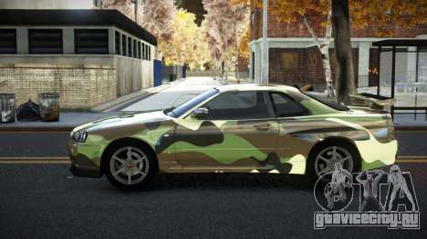 Nissan Skyline R34 Calosca S11 для GTA 4