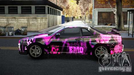 Nissan Skyline R34 Calosca S13 для GTA 4