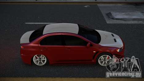 Mitsubishi Lancer Evolution X Fackam для GTA 4