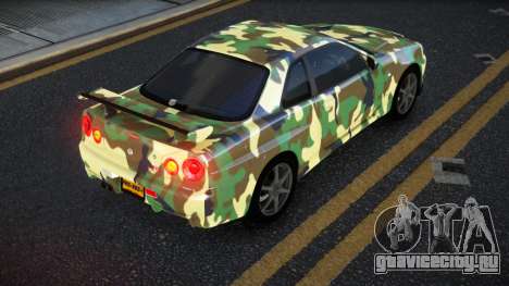 Nissan Skyline R34 Calosca S12 для GTA 4