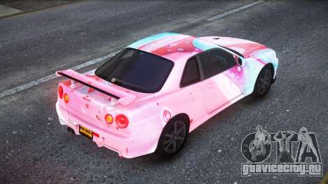 Nissan Skyline R34 Owyna S4 для GTA 4