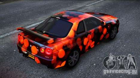 Nissan Skyline R34 Owyna S6 для GTA 4