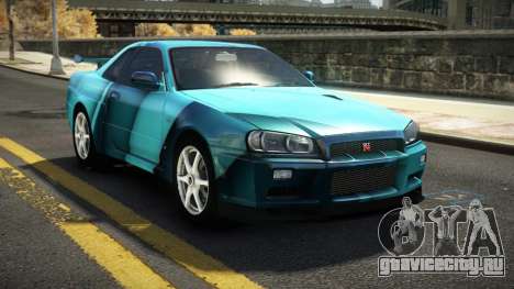 Nissan Skyline R34 Nehgan S3 для GTA 4