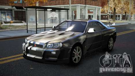 Nissan Skyline R34 Calosca S3 для GTA 4