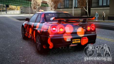 Nissan Skyline R34 Owyna S6 для GTA 4
