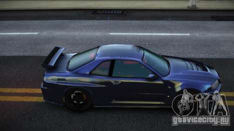 Nissan Skyline R34 Iwuq для GTA 4
