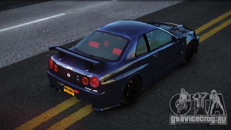 Nissan Skyline R34 Iwuq для GTA 4