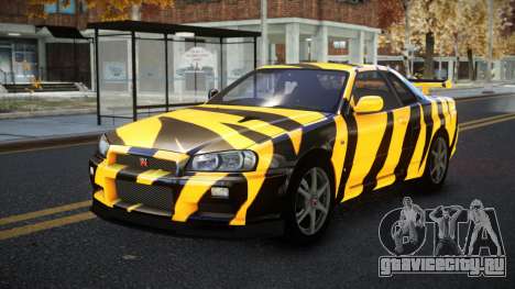 Nissan Skyline R34 Calosca S14 для GTA 4