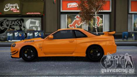 Nissan Skyline R34 Getasonor для GTA 4