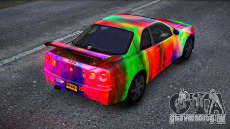 Nissan Skyline R34 Owyna S14 для GTA 4