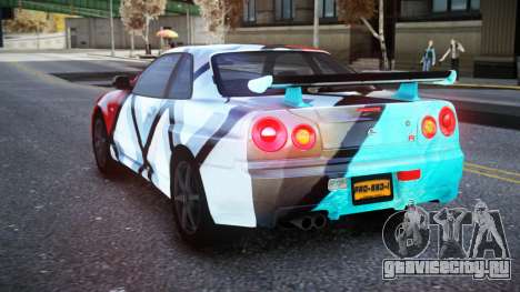 Nissan Skyline R34 Owyna S9 для GTA 4