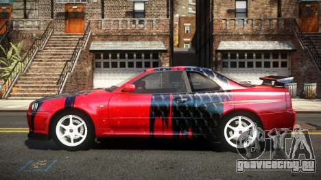Nissan Skyline R34 Nehgan S12 для GTA 4