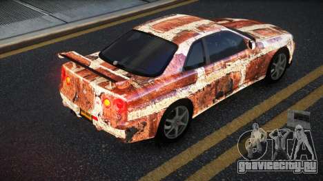 Nissan Skyline R34 Calosca S6 для GTA 4