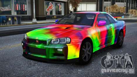 Nissan Skyline R34 Owyna S14 для GTA 4