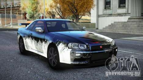 Nissan Skyline R34 Owyna S5 для GTA 4