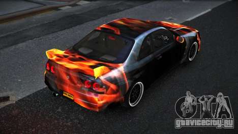 Nissan Skyline R33 Risic S12 для GTA 4