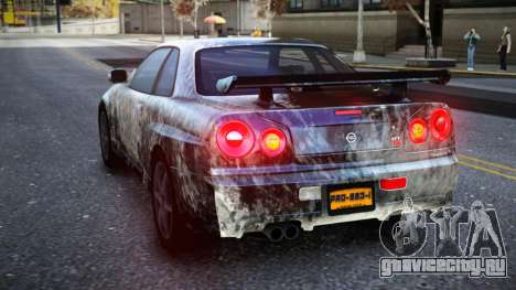 Nissan Skyline R34 Owyna S5 для GTA 4