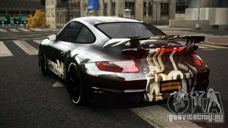 Porsche 977 GT2 Ashid S10 для GTA 4