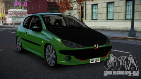Peugeot 206 Kiwkir для GTA 4