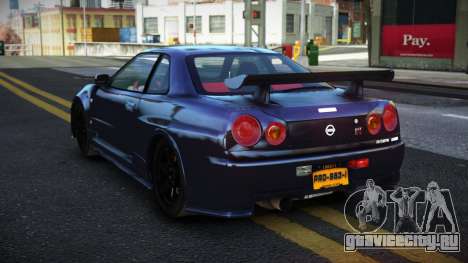 Nissan Skyline R34 Iwuq для GTA 4