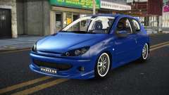 Peugeot 206 Ekeg для GTA 4