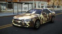 Nissan Skyline R34 Calosca S7 для GTA 4