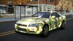 Nissan Skyline R34 Calosca S12 для GTA 4