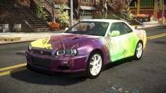 Nissan Skyline R34 Nehgan S7 для GTA 4